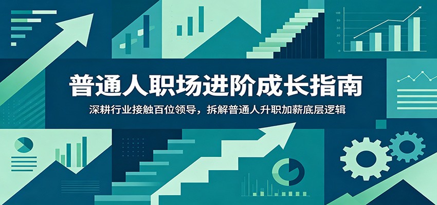 普通人职场进阶成长指南：深耕行业接触百位领导，拆解普通人升职加薪底层逻辑-百货大全
