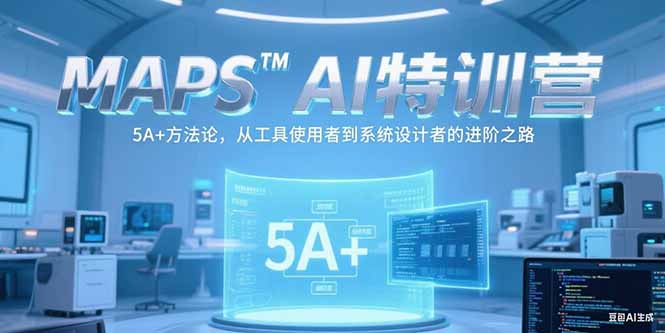 MAPSAI特训营，掌握 5A+方法论，从工具使用者到系统设计者的进阶之路-百货大全