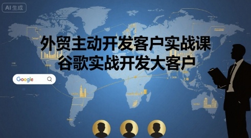 外贸主动开发客户实战课，谷歌实战开发大客户-百货大全