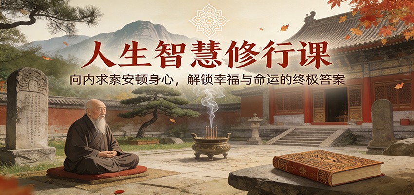人生智慧修行课：向内求索安顿身心，解锁幸福与命运的终极答案-百货大全