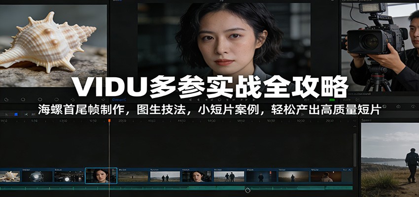 VIDU多参实战全攻略：海螺首尾帧制作，图生技法，小短片案例，轻松产出高质量短片-百货大全