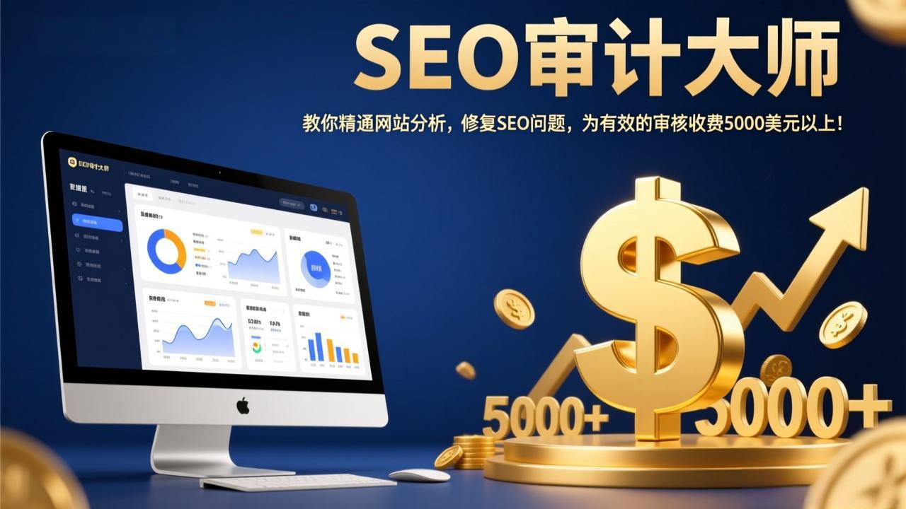 SEO审计大师：教你精通网站分析，修复SEO问题，为有效的审核收费5000美元以上！-百货大全