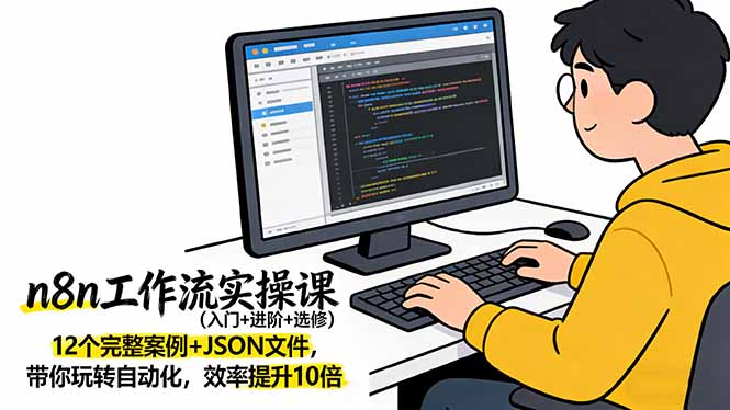 n8n工作流实操课(入门+进阶+选修-百货大全