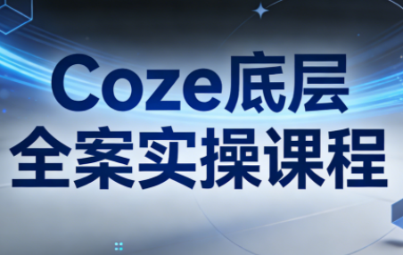 华仔·Coze底层全案实操课程(更新)-百货大全