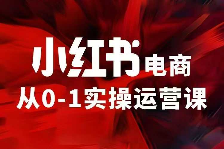 小红书电商运营,97节小红书vip内部课,带你实现小红书赚钱
