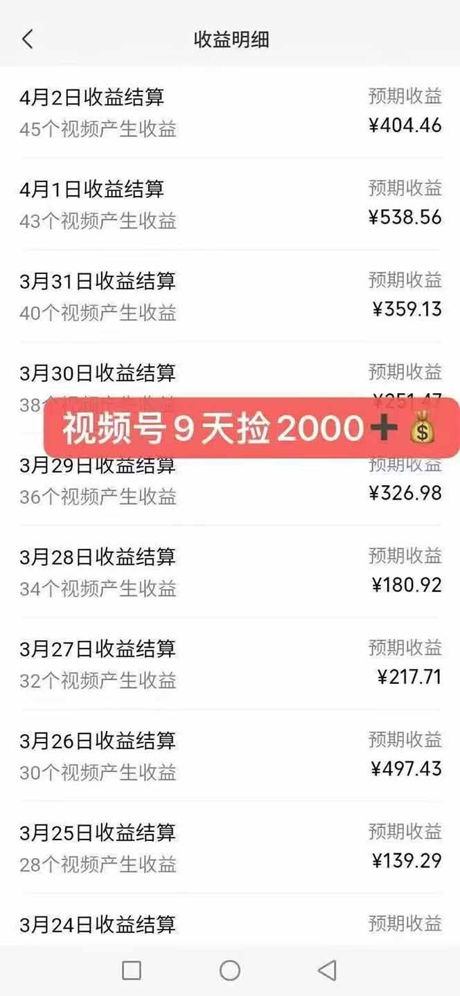 全新托管躺赚项目，微信视频号公众号托管代运营，每天五分钟，收益大几百-百货大全