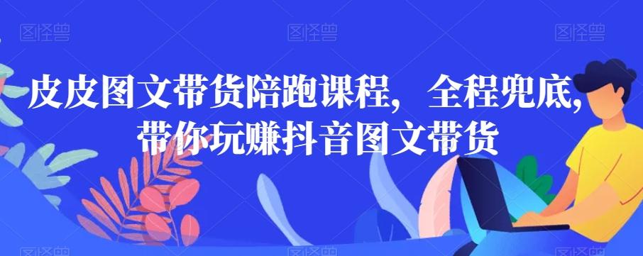 皮皮图文带货陪跑课程，全程兜底，带你玩赚抖音图文带货-百货大全