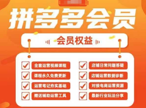 2025拼多多运营实战课,40节全流程教学,覆盖拼多多运营全链路