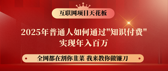 镰刀训练营超级IP合伙人，25年普通人如何通过“知识付费”年入百万！-百货大全
