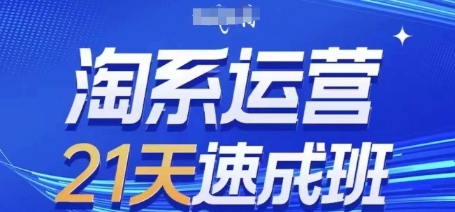 淘系运营21天速成班(更新25年2月)，0基础轻松搞定淘系运营，不做假把式-百货大全
