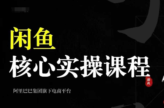 2024闲鱼核心实操课程，从养号、选品、发布、销售，教你做一个出单的闲鱼号-百货大全